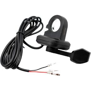 Thumb Throttle Speed Control Left Right Hand Accelerator Thumb Finger Trigger Throttle for Electric Bike Scooter E-Bike EVO Fit for 7/8" 22mm Handlebar (Left Hand)