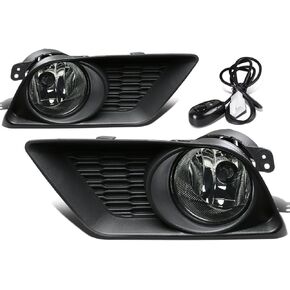 DNA MOTORING FL-ZTL-238-AM Assembly Fog Light Driver & Passenger Side Enhance visibility [Compatible with 11-14 Dodge Charger]