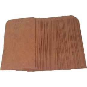 Honbay 50pcs Retro Style Brown Kraft Paper Envelops Postcard Invitation Letter Stationery Paper Bag Vintage Air Mail Gift Envelope