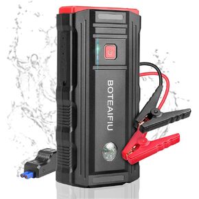 Car Battery Jump Starter 2000A Up to 8.0L Gas and 6.0 L Diesel Engine12V Auto Battery Booster Quick Charge Power Bank Jumper Cable with LED