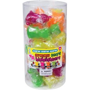 Raymond Geddes Scented Gummy Bear Highlighters (Pack of 24)