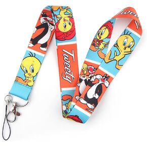 Looney Tune Lanyard Keychain , Anime ID Badges Lanyard, Key Lanyard for ID Card Holder, Cell Phone Case