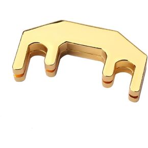 Metal Practice Mute Violin Fiddle Silent Silencer Parts for 1/2, 3/4, 4/4 Violin Gold