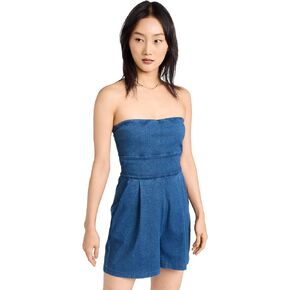 Susana Monaco Women's Stretch Denim Romper