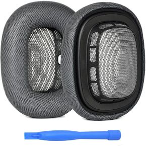 Ear Pads Replacement for AirPods Max Headphone by MMOBIEL - Protein PU Ear Pad Cushions - Earpads Replacements – Black