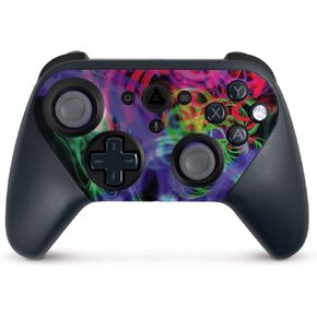 MightySkins Skin Compatible with Amazon Luna Controller - Neon Splatter | Protective, Durable, and Unique Vinyl Decal wrap Cover | Easy to Apply, Remove, and Change Styles | Made in The USA