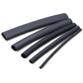 Ancor 302124 Marine Grade Electrical Adhesive Lined Heat Shrink Tubing (3/16-Inch Diameter, 12-Inches Long, Black, 10-Pack)