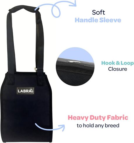 رافعة حبال للكلاب K9 معتمدة من الأطباء البيطريين من لابرا مع أشرطة قابلة للتعديل - حزام دعم لفقدان الاستقرار الناجم عن إصابات المفاصل والتهاب المفاصل، وإعادة تأهيل الرباط الصليبي الأمامي - 3XL in Kuwait