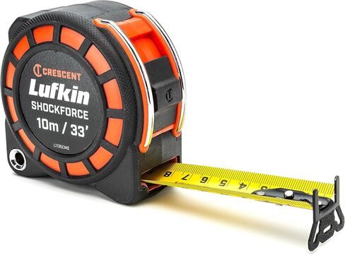Lufkin Crescent 1-3/16" x 5m/16' Shockforce G1 Dual Sided Tape Measure - L1116CME in Saudi Arabia