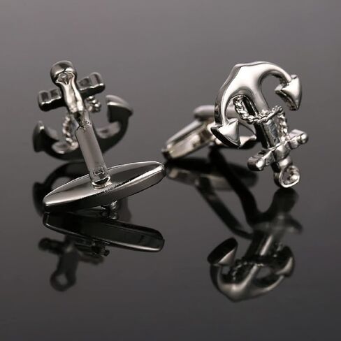 أزرار أكمام مرساة للرجال، أزرار أكمام مرساة USN، أزرار أكمام مرساة بحرية فايكنغ، أزرار أكمام رسمية لقميص بحار بحري مرساة، أزرار أكمام بانك، أزرار أكمام أفضل رجل، هدايا أزرار أكمام فضية لحفلات الزفاف in Kuwait