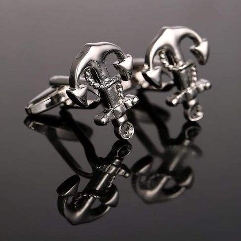 أزرار أكمام مرساة للرجال، أزرار أكمام مرساة USN، أزرار أكمام مرساة بحرية فايكنغ، أزرار أكمام رسمية لقميص بحار بحري مرساة، أزرار أكمام بانك، أزرار أكمام أفضل رجل، هدايا أزرار أكمام فضية لحفلات الزفاف in Kuwait