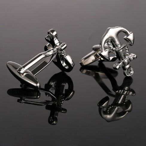 أزرار أكمام مرساة للرجال، أزرار أكمام مرساة USN، أزرار أكمام مرساة بحرية فايكنغ، أزرار أكمام رسمية لقميص بحار بحري مرساة، أزرار أكمام بانك، أزرار أكمام أفضل رجل، هدايا أزرار أكمام فضية لحفلات الزفاف in Kuwait