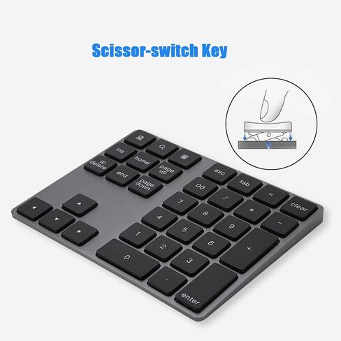 VGEBY 34 Key Numeric Keypad for Computers and Laptops, Portable and , Support, in Saudi Arabia