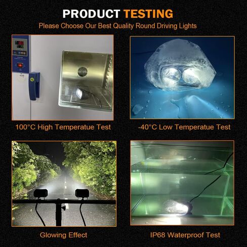 BIGLION.X 2 قطعة 4 بوصة العنبر LED القرون السوبر مشرق LED القرون ضوء الطرق الوعرة أضواء مكعب LED ضوء العمل الأصفر LED أضواء الوفير الضباب ضوء العنبر للشاحنات قارب ATV UTV دراجة نارية in Kuwait