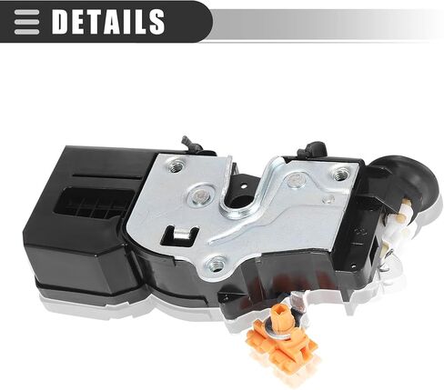 Motoforti Power Door Lock Latch Assembly, Door Lock Actuator Motor, for GMC Yukon 2007-2009, Plastic, 931-108, Black in Saudi Arabia