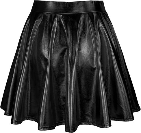 تنورة قصيرة للسيدات من أمريكان تريند ذات ثنيات واسعة وتنورة معدنية وتنورة تنس رياضية in Kuwait