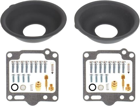 WFLNHB 2-Pack مجموعات إصلاح المكربن ​​المكبس الحجاب الحاجز استبدال جزء لياماها XV750 Virago 750 in Saudi Arabia