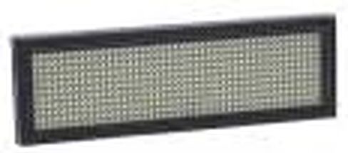 LED Scrolling Name Badge, Programmable Digital LED Tag Badge Sign Message Board (Blue) in Saudi Arabia