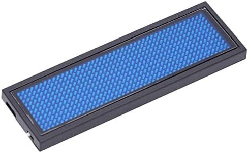 LED Scrolling Name Badge, Programmable Digital LED Tag Badge Sign Message Board (Blue) in Saudi Arabia