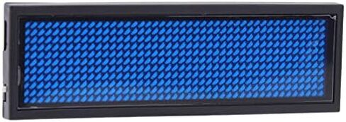 LED Scrolling Name Badge, Programmable Digital LED Tag Badge Sign Message Board (Blue) in Saudi Arabia