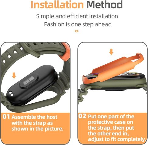 حزام مطاط السيليكون لـ Xiaomi Mi Band 7/6/5 (أسود) in Kuwait