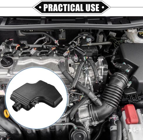 مرنان سفلي لمدخل الهواء متوافق مع Honda CR-V 2007-2009، مجموعة مرنان للغرفة السوداء البلاستيكية المتينة in Saudi Arabia
