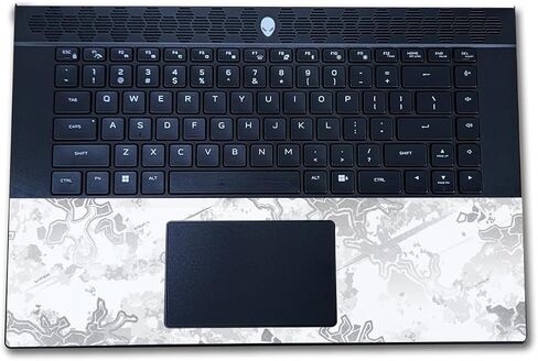 Carbon Fiber Laptop Skin Compatible with Alienware M16 R2 (2024) - Almond Blossom - Premium 3M Vinyl Protective Wrap Decal Cover - Easy to Apply | Crafted in The USA by MightySkins in Kuwait