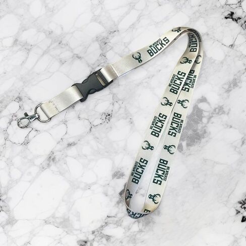 Desert Cactus Milwaukee Bucks Lanyard Keychain Detachable NBA Breakaway Snap Buckle National Basketball Association Car Keys ID Badge Holder (Lanyard 3) in Saudi Arabia