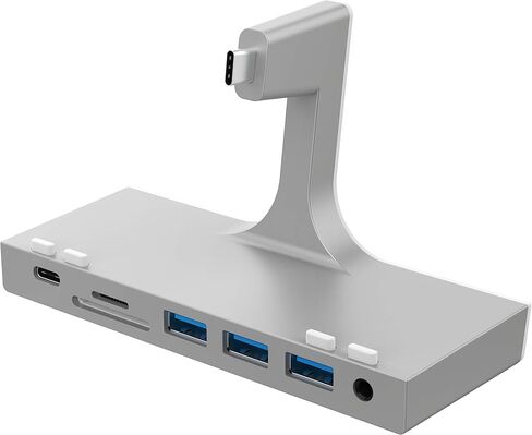 SABRENT Multi Port iMac Hub with Front Access USB Ports, SD/Micro SD Card Reader, 3.5mm Headphone Jack and Rear HDMI 2.0 Output (iMac 2017 to 2020) (HB-SIMC) in Kuwait