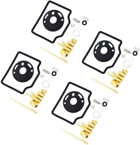 4 مجموعات Carb Carburator Rebuild Kits متوافق مع Honda 1970 1971 1972 1973 1974 CB750 Four CB750K K1-K6 750 Four طقم استبدال الإصلاح 4 مجموعات in Kuwait