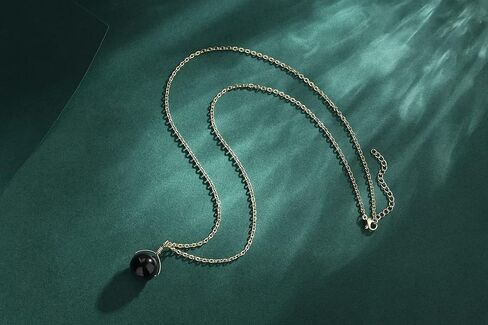 حجر السج شفاء كريستال القلائد للمرأة الشفاء الحقيقي الأحجار الكريمة كريستال الكرة قلادة سلك يدوي ملفوفة الريكي الطبيعي in Kuwait