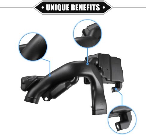 Engine Air Intake Resonator Compatible for Honda Civic 2012-2015, Durable Plastic Black Chamber Resonator Assembly in Saudi Arabia