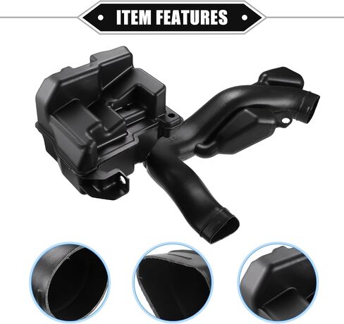 Engine Air Intake Resonator Compatible for Honda Civic 2012-2015, Durable Plastic Black Chamber Resonator Assembly in Saudi Arabia