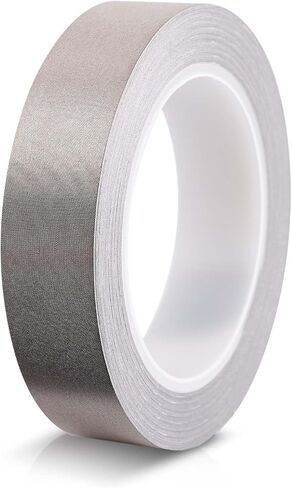 1inx65.6ft Faraday Cloth Conductive Adhesive Tape, Fabric Sticky Double Sided High-Shielding Tape for EMI Shielding Electrical Repair RFI Signal Blocking Interference Shield in Saudi Arabia