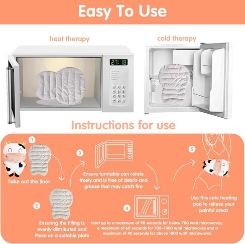 Microwave Heating Pad Dog Heatable Stuffed Animals for Cramps Pain Relief, Cute Soft Cozy Pillow Plush Heatable Warmies Stuffed Animals Gifts for Women, Teens in Saudi Arabia