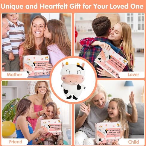 Microwave Heating Pad Dog Heatable Stuffed Animals for Cramps Pain Relief, Cute Soft Cozy Pillow Plush Heatable Warmies Stuffed Animals Gifts for Women, Teens in Saudi Arabia