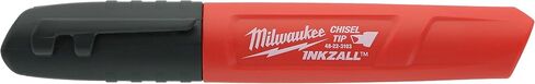 Milwaukee 48-22-3103 Inkzall Chisel Tip Multi Surface Jobsite Marker w/ Water, Oil, and Dust Resistance (2 Pack) in Saudi Arabia
