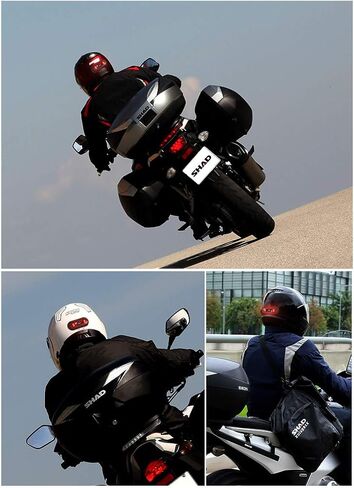 Motorcycle Helmet Light LED Helmet Light Universal Bike Rear Red Helmet Light Warning Tail Light for Night Riding with USB Rechargeable Battery in Saudi Arabia