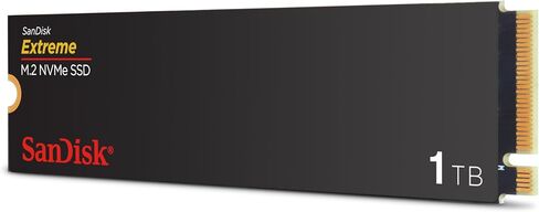 سانديسك 1 تيرابايت اكستريم M.2 NVMe SSD - PCIe Gen 4.0، حتى 5,150 ميجابايت/ثانية - محرك الاقراص الصلبة الداخلي - SDSSDX3N-1T00-G26 in Kuwait