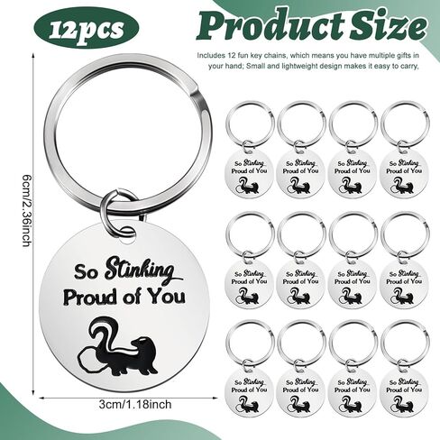 12 قطعة من هدايا التخرج له، فخورة جدًا بك، سلسلة مفاتيح التخرج، فئة 2024، هدية التخرج، سلسلة مفاتيح للنساء والرجال والطلاب والممرضات والماجستير وخريجي المدرسة الثانوية in Kuwait