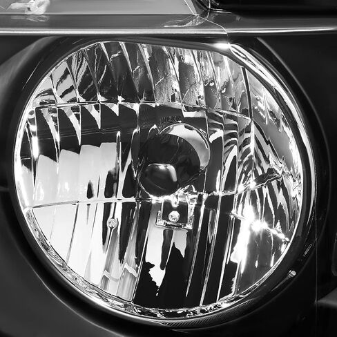 DNA MOTORING HL-OH-F1504-BK-AM استبدال المصابيح الأمامية العنبر الأسود متوافق مع 04-08 F-150/06-08 Mark LT in Saudi Arabia