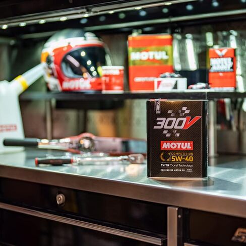 MOTUL 110818 300V 5W-40 COMPETITION Car Racing Motor Oil Full Synthetic Engine Lubricant 5 Liter High Performance 4-Stroke Ester Core in Saudi Arabia