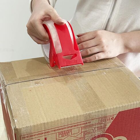 6 لفات من شريط التغليف الشفاف، شريط تغليف عالي التحمل مصمم لنقل الصناديق، الشحن، المكتب، 2.1 مل 1.88 بوصة × 72 ياردة in Kuwait