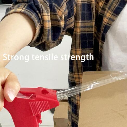 6 لفات من شريط التغليف الشفاف، شريط تغليف عالي التحمل مصمم لنقل الصناديق، الشحن، المكتب، 2.1 مل 1.88 بوصة × 72 ياردة in Kuwait