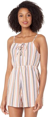 Roxy Women's Endless Love Romper Cool Blue Coastal St L in Saudi Arabia