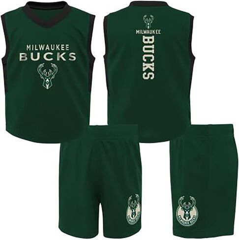 مجموعة Outerstuff NBA Infants Kid Team Color Swish مكونة من قطعتين قميص بدون أكمام وسروال قصير in Saudi Arabia