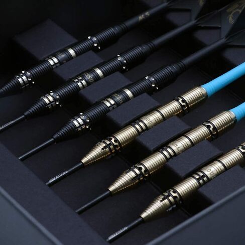 CUESOUL Jazz-Metal Luxury Steel Tip Darts Set 21g/24g/26g with AK5 Integrated Dart Flights in Saudi Arabia