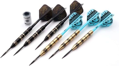 CUESOUL Jazz-Metal Luxury Steel Tip Darts Set 21g/24g/26g with AK5 Integrated Dart Flights in Saudi Arabia