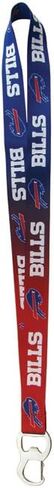 NFL Team Ombre Lanyard with Carabineer Style Bottle Opener and Soft Polyester Strap in Saudi Arabia