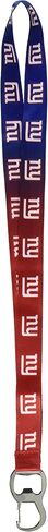 NFL Team Ombre Lanyard with Carabineer Style Bottle Opener and Soft Polyester Strap in Saudi Arabia